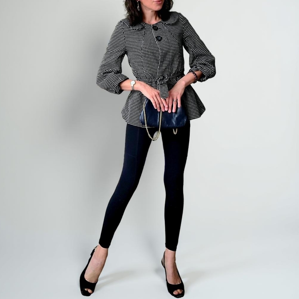 Black and White Women's Jacket - Picture 4 of 6